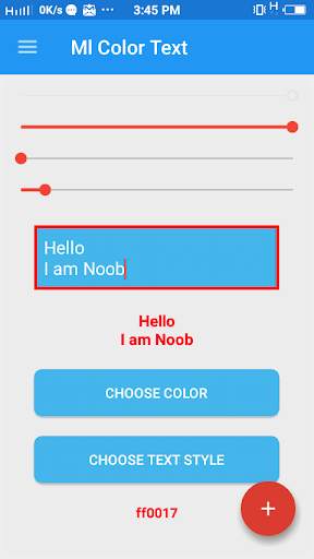 ML Color Text Generator screenshot 1
