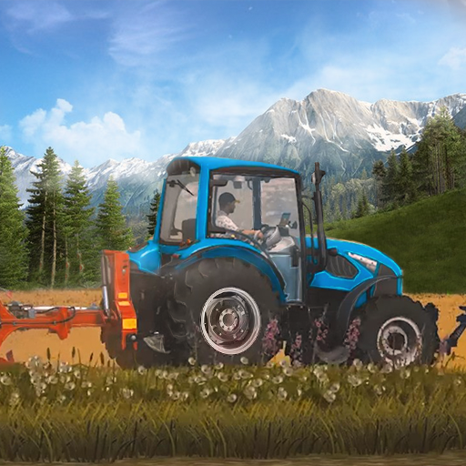 Farmer Driving Tractor Games icon