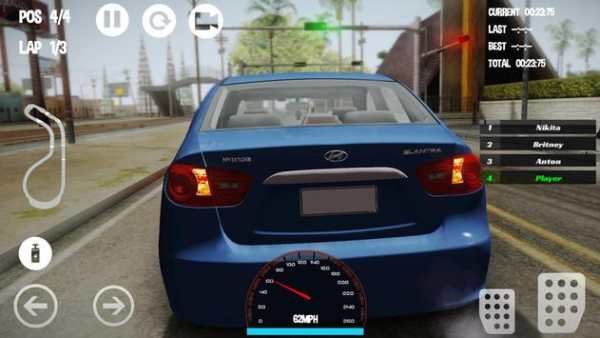 Car Racing Hyundai Game screenshot 5