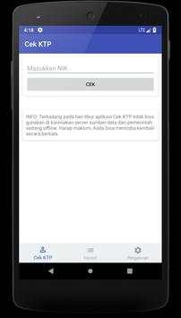 Cek KTP/ Identitas Penduduk (NIK) screenshot 1