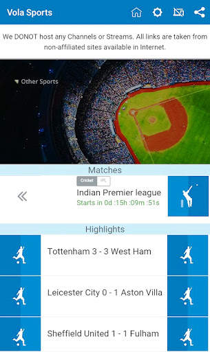 Vola Sports Live app 2020 Guide screenshot 1