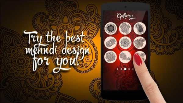 Mehndi Tattoo. Photo Editor screenshot 2