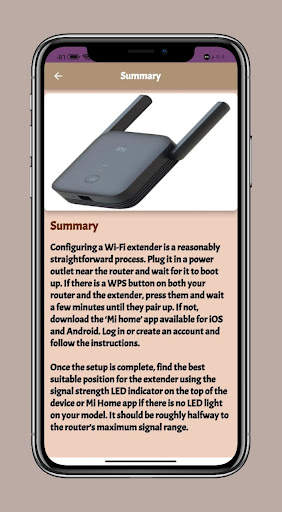 Mi Wifi Extender Guide screenshot 1