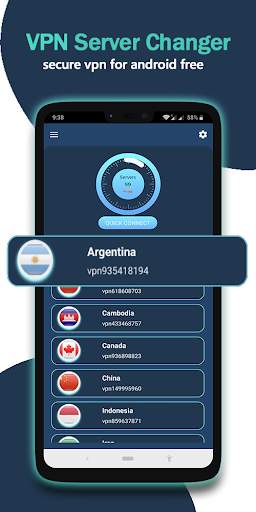 VPN Server Changer - secure VPN for android free screenshot 3