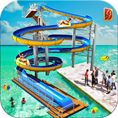 water slide: avontuur park spellen icon