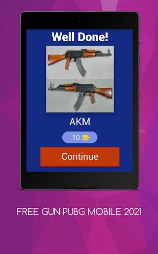 Guess the gun in pubg mobile FREE GUN  2021 screenshot 16