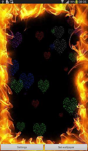 Heart Droplets Live Wallpaper screenshot 7