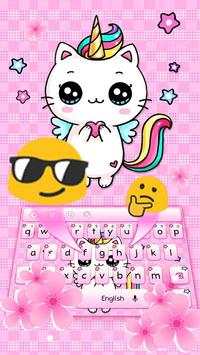 Lovely Cute Unicorn Keybaord screenshot 2