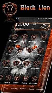 Black Horror Lion Theme screenshot 1