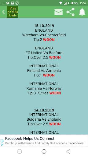 Free 5 Odds Daily screenshot 3