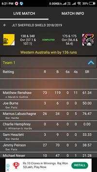 Cricket 360 live screenshot 4