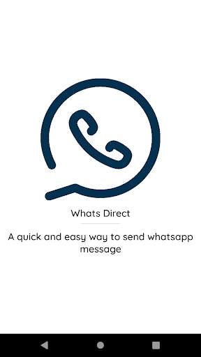 WhatsDirect - Send direct message to Whatsapp screenshot 1