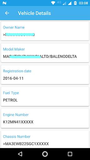RTO  Vehicle Info RC 2020 screenshot 1