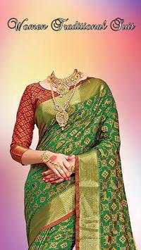 Women Traditional Photo Suit : Women Photo Editor screenshot 2