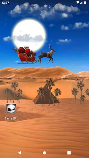 Santa 3D Live Wallpaper screenshot 4