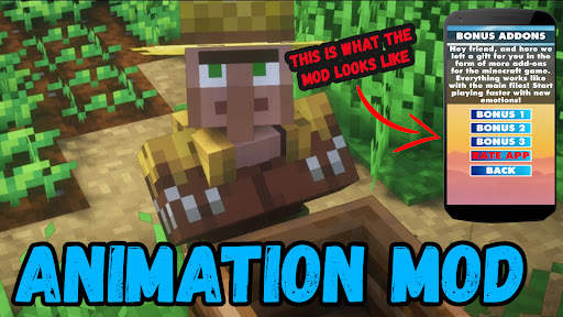 Animations Mod For Minecraft स्क्रीनशॉट 3