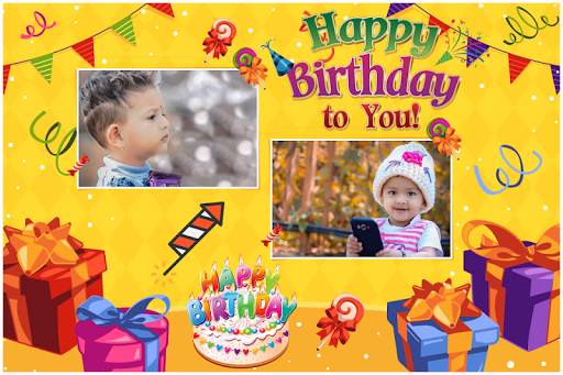 Birthday Dual Photo Frames screenshot 7