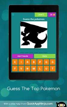 Guess The Top Pokemon screenshot 10