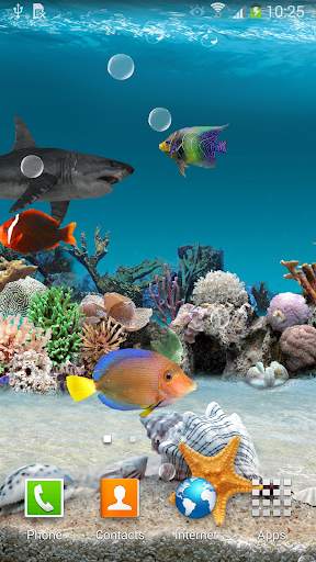 3D Aquarium Live Wallpaper screenshot 1