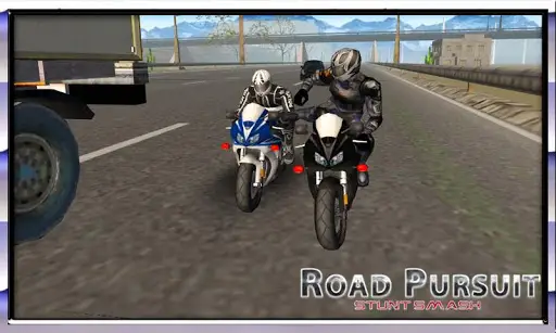 Road Pursuit Stunt Rash - VR Bike Racing 4 تصوير الشاشة