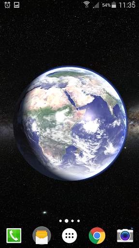 Earth Planet 3D Live Wallpaper Pro screenshot 1