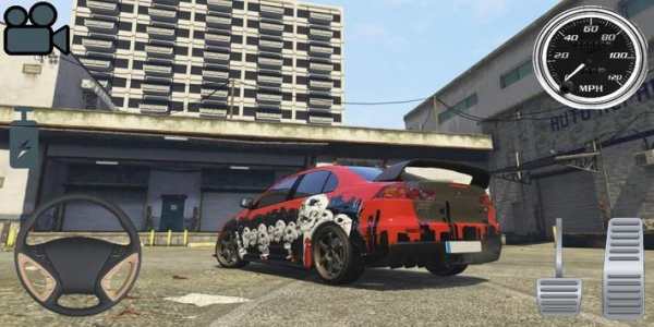 Lancer Evo Driving Simulator screenshot 1