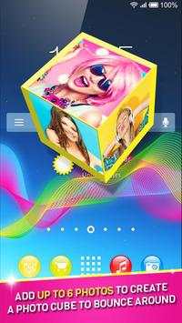 3D Photo Cube Live Wallpaper screenshot 1