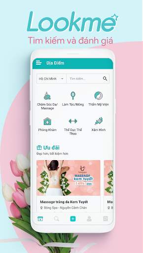 Lookme - Đặt lịch làm đẹp screenshot 1