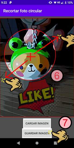 Recortar foto circular screenshot 5