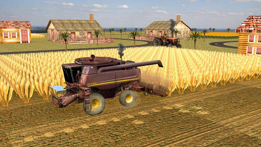 Tractor harvesting Simulator 2018 - Farming land screenshot 2
