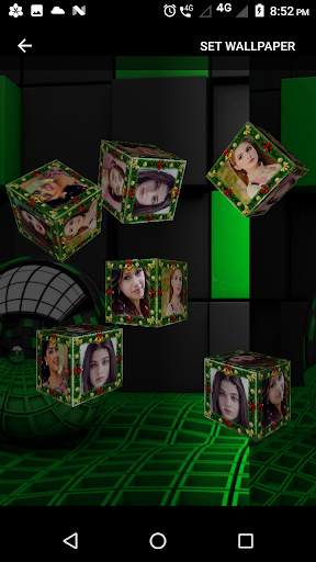 3D Photo Cube Live Wallpaper скриншот 15