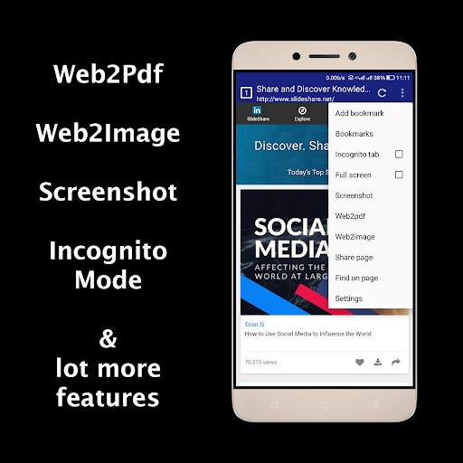 Web Browser- Light & Fast screenshot 2