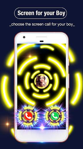 Call Flash & Call Screen Theme, Color Phone Flash 1 تصوير الشاشة