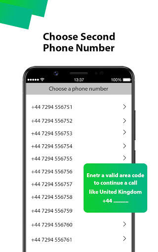 2nd Line Second Phone Number Texts and Calls screenshot 2