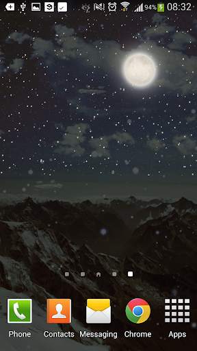 Winter Mountain Live Wallpaper screenshot 5