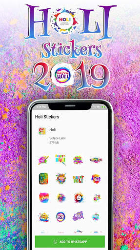 Holi Stickers for Whatsapp screenshot 1