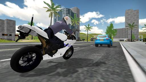 Police Bike Chase City Driving screenshot 7