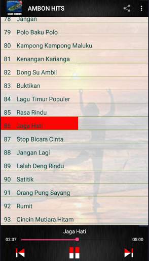 100   Kompilasi Lagu Ambon Populer screenshot 4