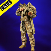 Modern Soldier Photo Montage icon
