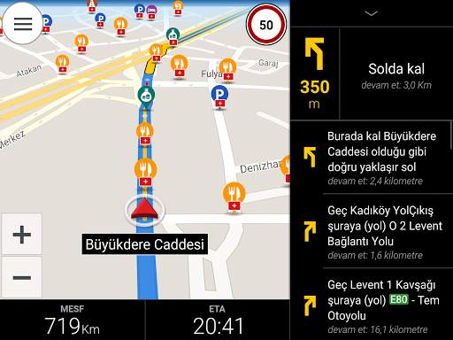 CoPilot GPS Navigasyon ve Trafik screenshot 13