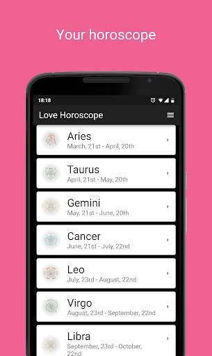 Love Horoscope screenshot 1