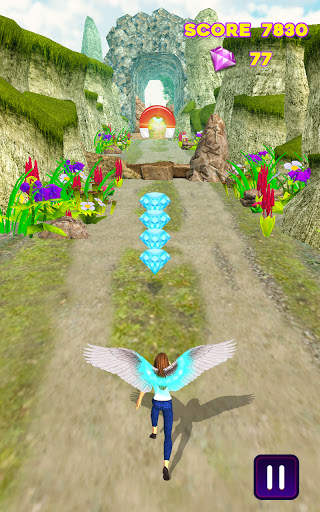 Royal Princess Running Game - Jungle Run screenshot 1