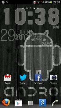 Sense Clock Live Wallpaper screenshot 1