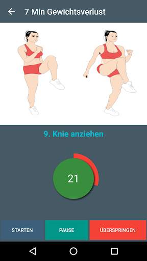 7 Min Gewichtsverlust workout screenshot 6