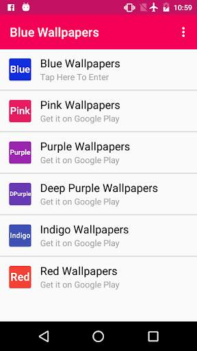 Blue Wallpaper Shades screenshot 1