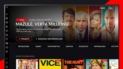 Go3 Lietuva (Android TV) screenshot 4