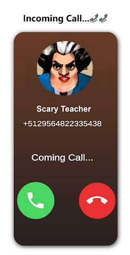 Scary Techer 📱 Video Call   Chat & talk screenshot 3