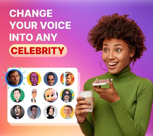 Celebrity voice changer plus: funny voice effects screenshot 1