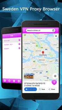 Sweden VPN Proxy Browser screenshot 1