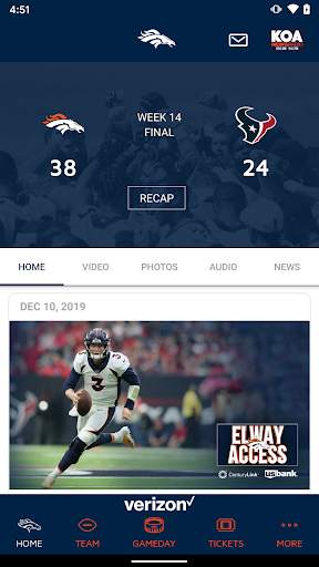 Denver Broncos 365 screenshot 2